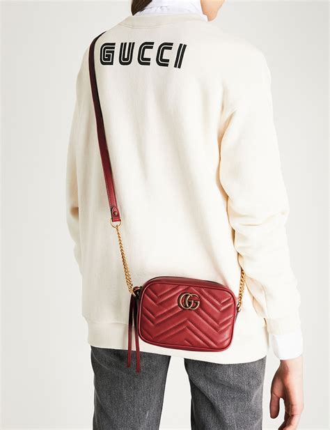 gucci marmont bag selfridges|Gucci Marmont bag for sale.